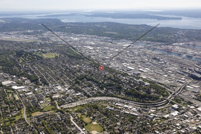 Stadiums Area - Seattle, WA, USA