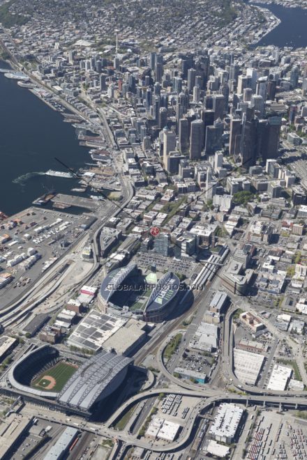 Stadiums Area - Seattle, WA, USA